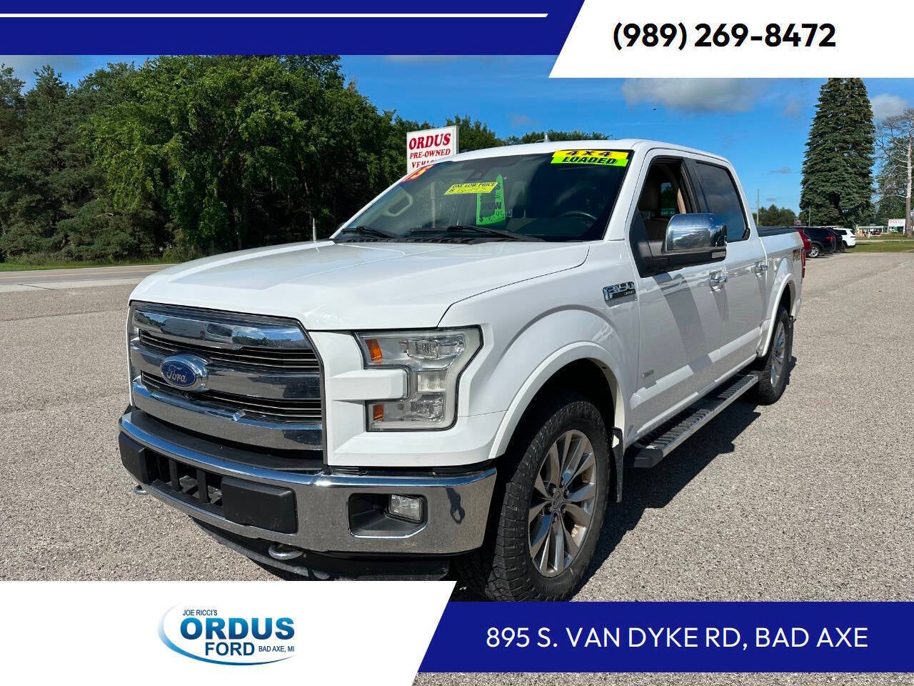 2015 Ford F-150 Lariat 4x4 4dr SuperCrew 5.5 ft. SB