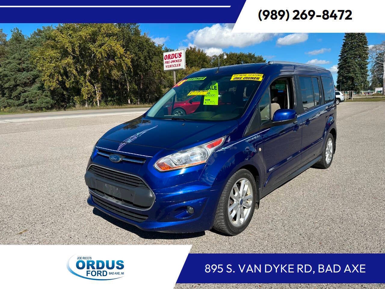 2018 Ford Transit Connect Titanium 4dr LWB Mini Van w/Rear Liftgate